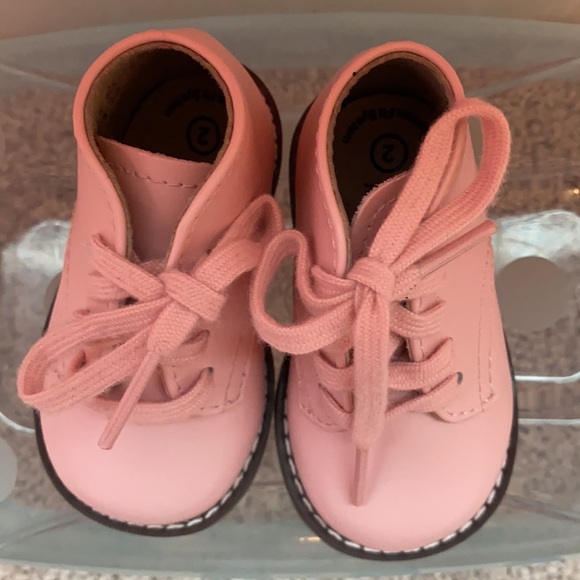 Pink Footmates Bootie - Baby’s First Walking Shoe - Picture 3 of 7